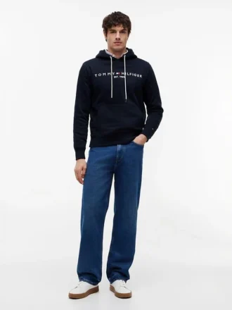 embroidered tommy logo hoodie 2 8 330x440 - Embroidered Tommy Logo Hoodie